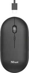Trust puck wireless Mouse black, USB/Bluetooth