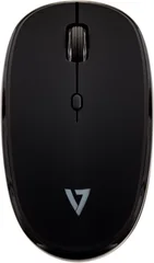 V7 Silent Dual Mode mouse with 4 keys black, USB/Bluetooth