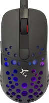 White Shark Tristan Gaming Mouse, black, USB