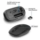 Act wireless Mouse 1200dpi black, USB