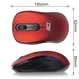 Act wireless Mouse 1600dpi red, USB