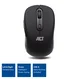 Act wireless Mouse 1600dpi black, USB