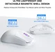 Ajazz AJ199 Ultralight Gaming Mouse white, USB
