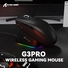 Attack Shark G3Pro Tri-mode wireless Gaming Mouse with charging station, Black, USB/Bluetooth