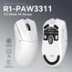 Attack Shark R1 wireless Gaming Mouse white, USB/Bluetooth