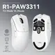 Attack Shark R1 wireless Gaming Mouse red, incl. Grip Tape, USB/Bluetooth