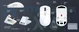 Attack Shark X6 wireless Gaming Mouse white, USB/Bluetooth
