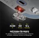 Corsair M75 AIR Ultra-Lightweight wireless Gaming Mouse, light grey, USB/Bluetooth