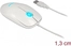 DeLOCK LED mouse белый, USB