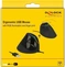 DeLOCK ergonomic USB mouse vertical черный, RGB, USB
