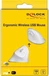 DeLOCK ergonomic USB mouse vertical белый, wireless, USB