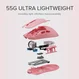 DeLUX M800 Ultra Tri-Mode 600mAh pink, USB/Bluetooth