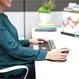 Fellowes Penguin ambidextrous vertical mouse, wireless, size L, black/silver, USB