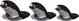 Fellowes Penguin ambidextrous vertical mouse, wired, size S, black/silver, USB