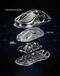 GravaStar Mercury M1 Pro wireless Gaming Mouse, Battle Worn Edition, Silver Mist, USB/Bluetooth