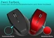 Inca IWM-500GLK wireless Mouse red/black, USB