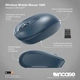 Incase wireless Mobile Mouse 1850 Wool Blue, blue, USB