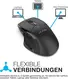 JLab JBuds wireless Mouse, black, USB/Bluetooth