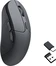 Keychron M3 Lite wireless Mouse black, USB/Bluetooth
