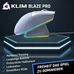 Klim Blaze Pro rechargeable wireless RGB with charging station, белый, USB