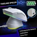 Klim Blaze Pro rechargeable wireless RGB with charging station, белый, USB