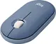 Logitech M350 Pebble wireless Mouse blueberry, USB/Bluetooth