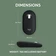 Logitech M350s Pebble Mouse 2 черный, Logi Bolt, USB/Bluetooth