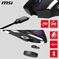 MSI Versa Pro wireless + Mouse Dock Pro, черный, USB/Bluetooth