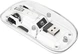 Manhattan прозрачный rechargeable wireless Mouse, прозрачный/белый, USB
