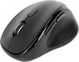 Manhattan wireless Ergonomic Mouse with 2-in-1 USB Receiver, black, USB