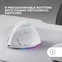 Mars Gaming MM-SK Ergonomic wireless white, USB/Bluetooth