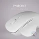 Mars Gaming MMWERGOW wireless, white, USB