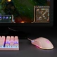 Motospeed V70 RGB Gaming Mouse, розовый, USB