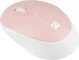 Natec Harrier 2 wireless Mouse white/pink, Bluetooth