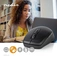 Nedis wireless Mouse, черный, USB