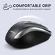 Perixx PERIMICE-721 IB wireless Ergonomic Mouse black/silver, USB