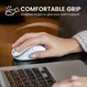 Perixx PERIMICE-721 SW wireless Ergonomic Mouse white/silver, USB