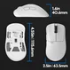 Pulsar Gaming Gears Xlite V3 mini wireless white, USB