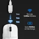 Pulsar Gaming Gears X2H mini wireless white, USB