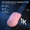 Redragon M916 K1NG Pro 1K 3-Mode wireless Gaming Mouse розовый, USB/Bluetooth