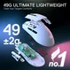 Redragon M916 K1NG Pro 4K wireless Gaming Mouse white, USB/Bluetooth