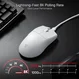 Redragon M996 K1NG 8K Ultra-Lightweight wired Gaming Mouse white, USB