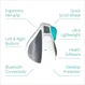Swiftpoint PenPoint Ergonomic Mouse with Health Software white/grey, USB/Bluetooth