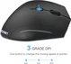 TeckNet 2.4G vertical wireless, black, USB