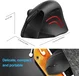 TeckNet 2.4G vertical wireless, black, USB