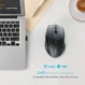TeckNet Classic 2.4G wireless, grey, USB