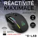 The G-Lab Kult Caesium wireless Gaming Mouse, black, USB