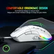 Ziyou long D19 RGB Gaming Mouse white, USB