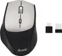 Equip Life wireless Mouse with Dual-Connect adapter, grey/black, USB