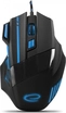 Esperanza MX201 wolf 7D blue, USB
